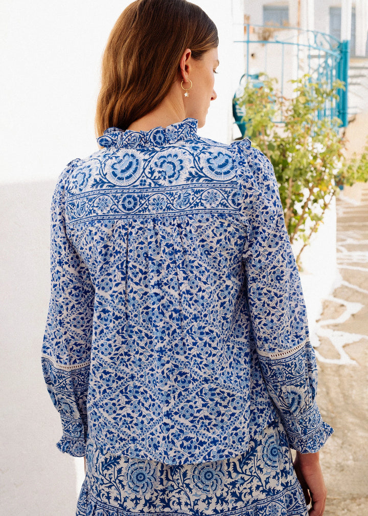 Nettie Blouse - Azure