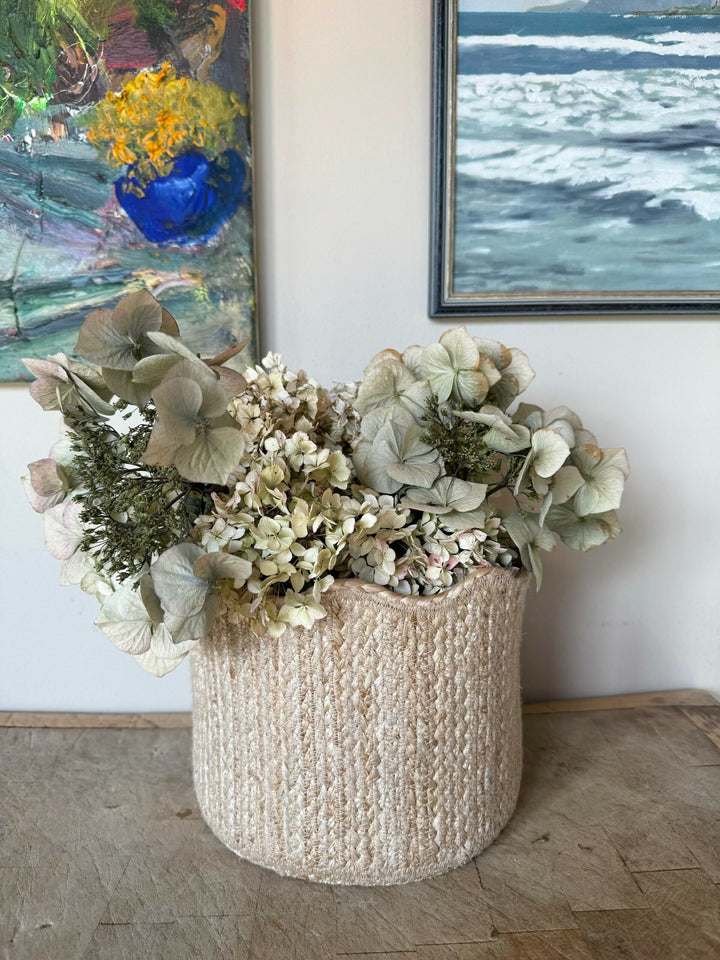 Tulip Basket - Natural Plain