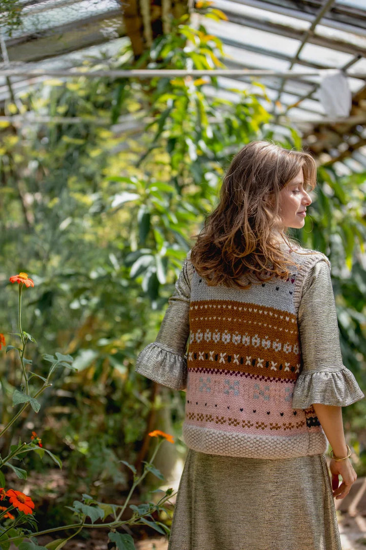 Quito Block Sleeveless Cardigan Multi