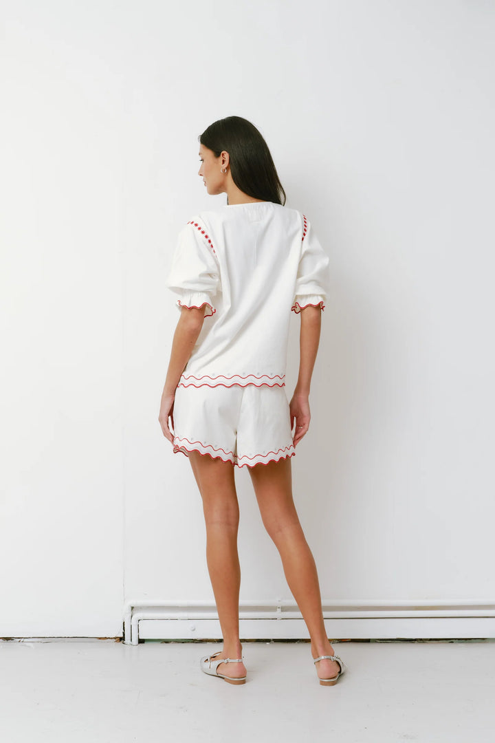 Nina Shorts - White