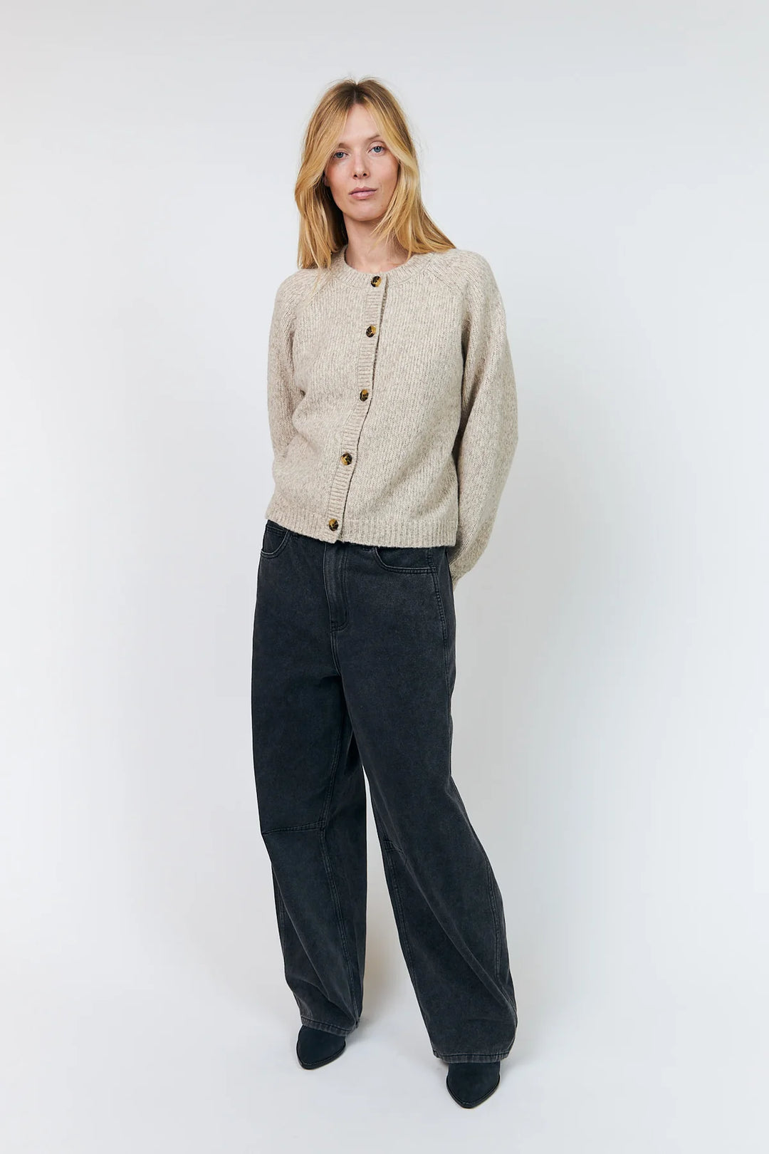 NovaLL Knit Cardigan - Creme