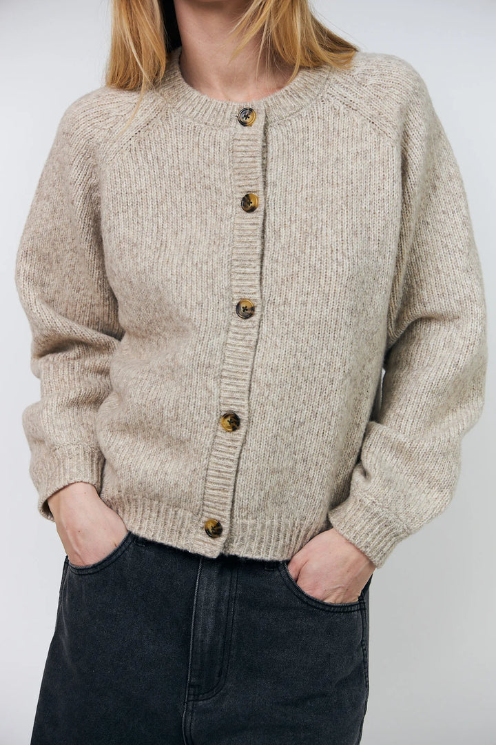 NovaLL Knit Cardigan - Creme