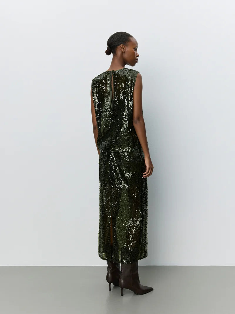 Otaliasw Sequin Skirt - Olive Green