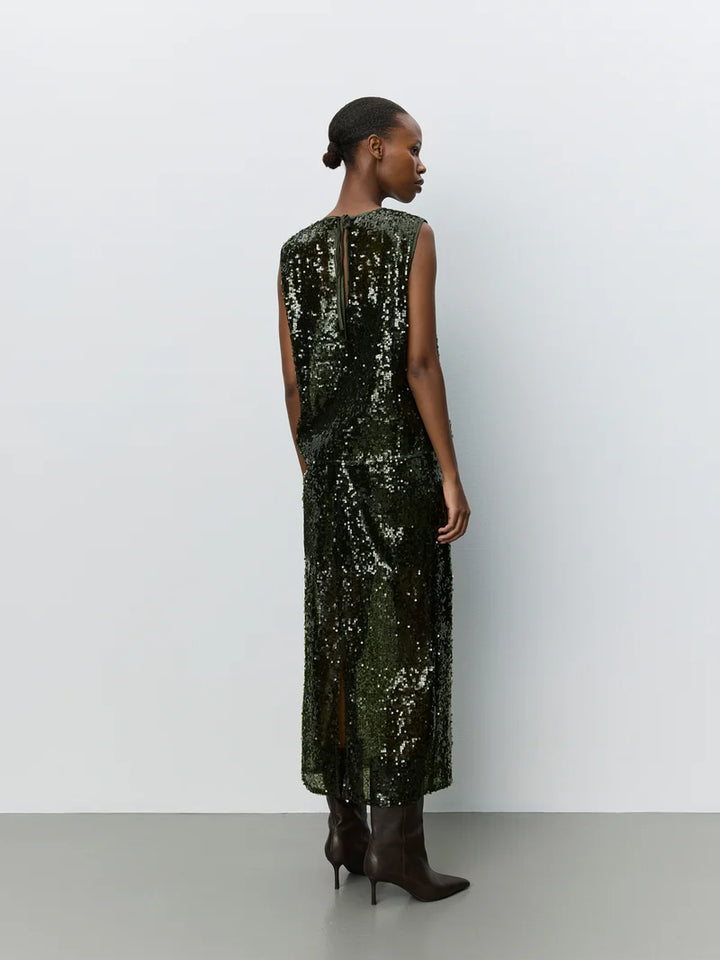 Otaliasw Sequin Skirt - Olive Green