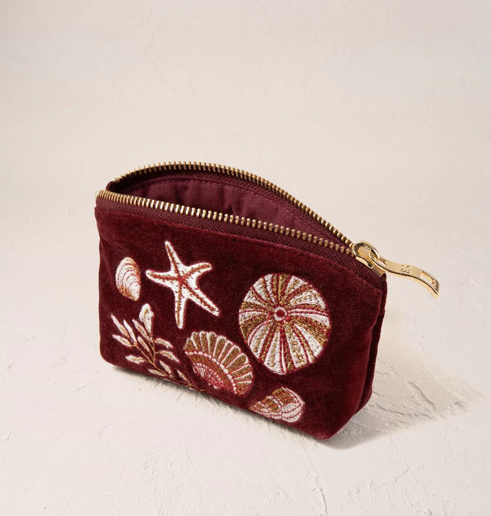 Ocean Treasures Velvet Coin Purse - Port