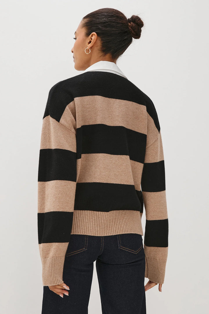 Paxton Sweater - Oatmeal/Black