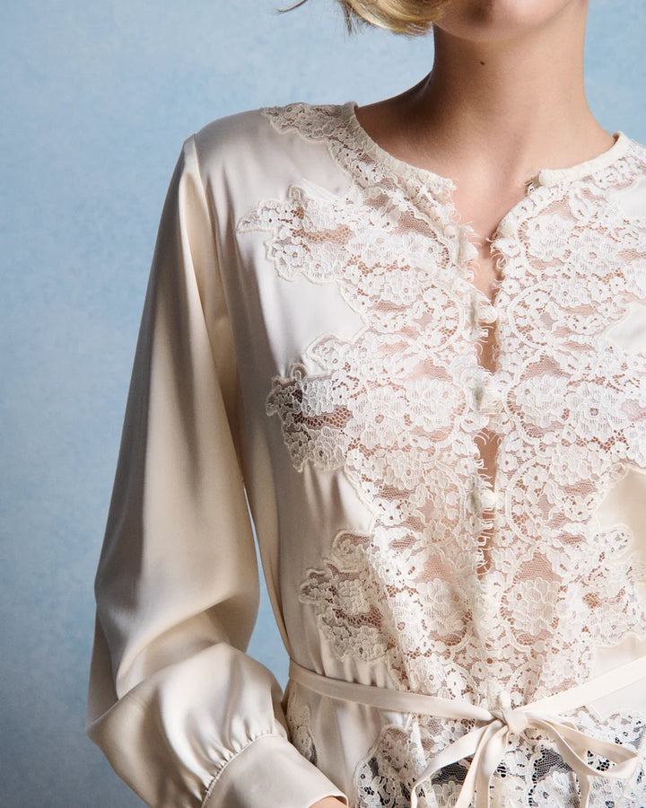 Telma Lace Top - Ecru