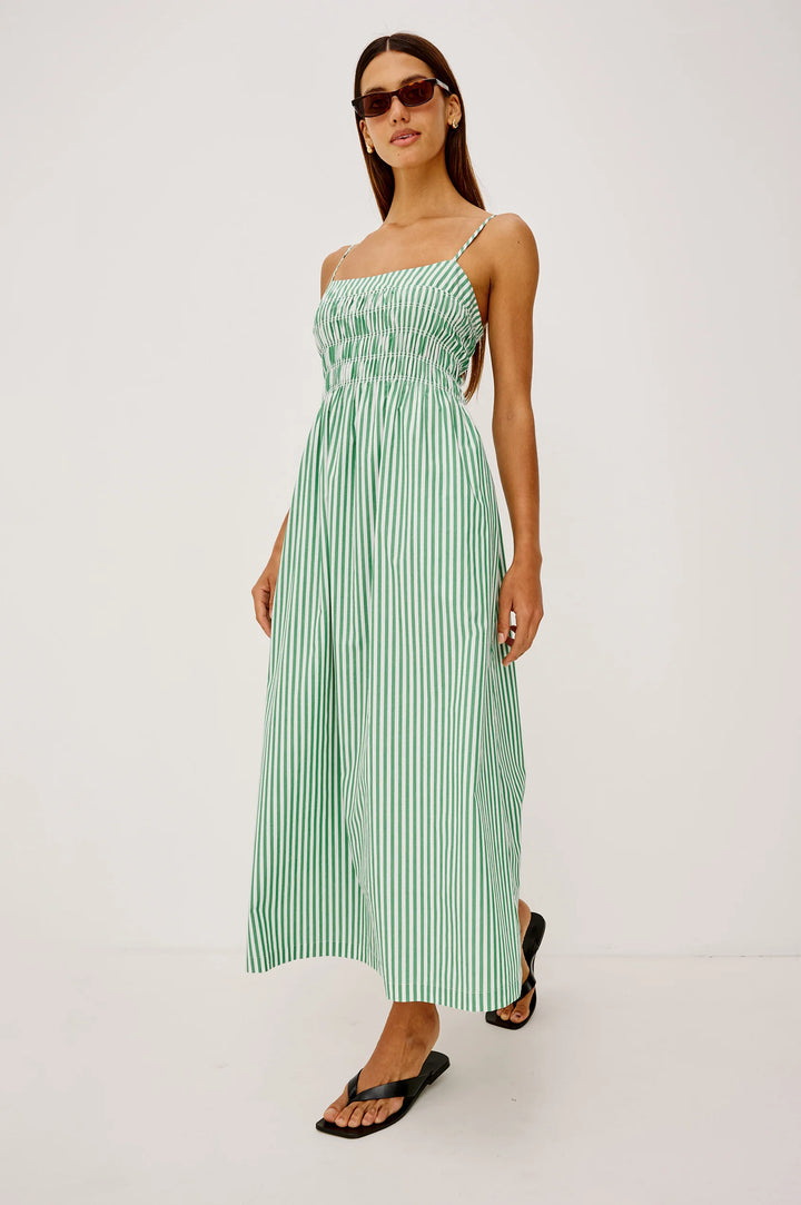 Primrose - Emerald Stripe
