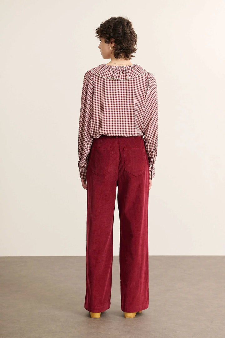 Bertille Blouse Bordeaux