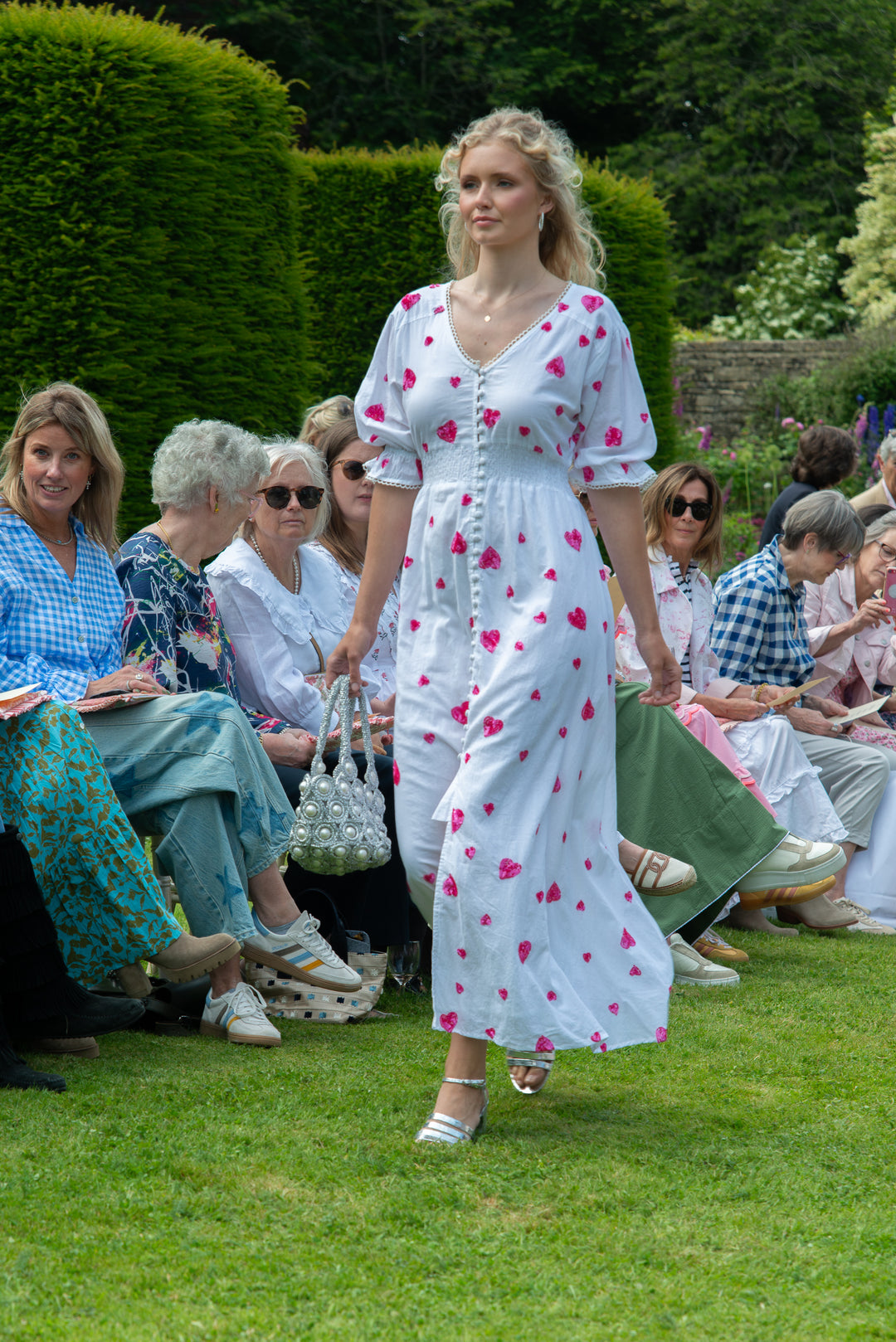 Lucy Rose Pink Heart Sequin Dress