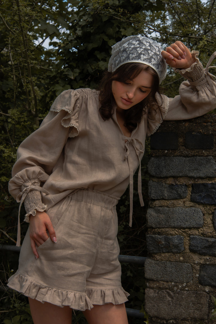 Matilda Blouse - Oatmeal