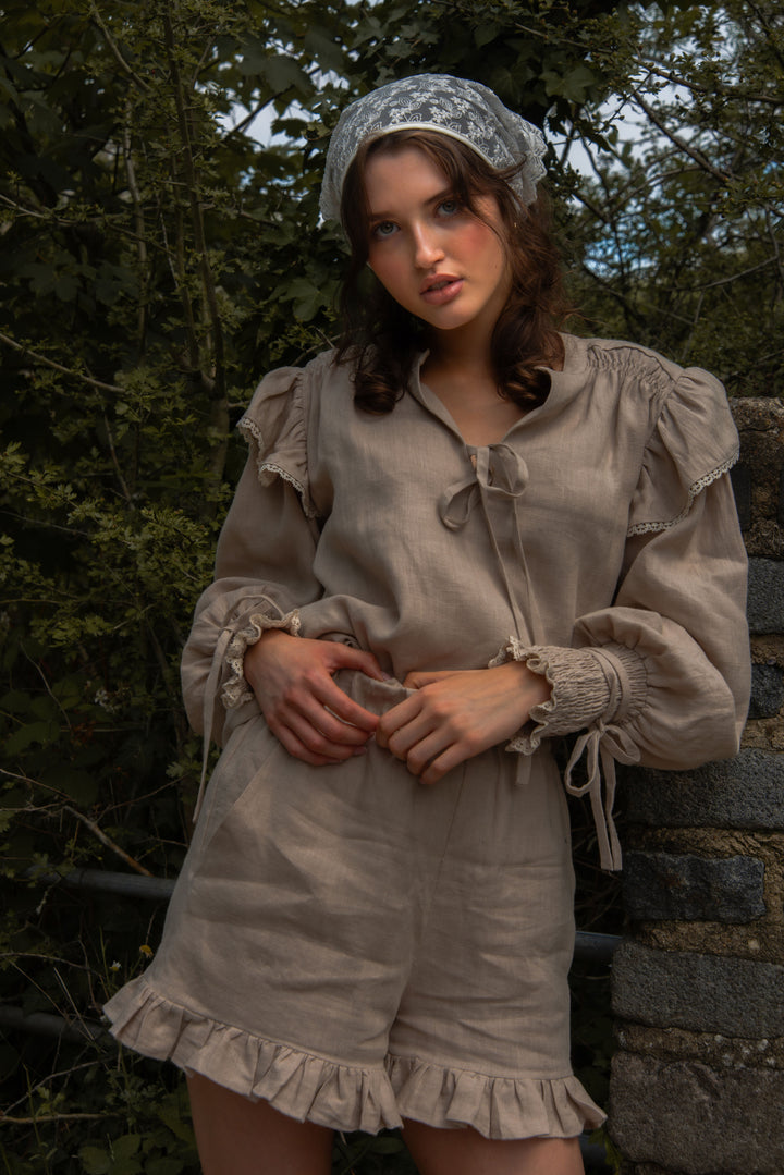 Matilda Blouse - Oatmeal