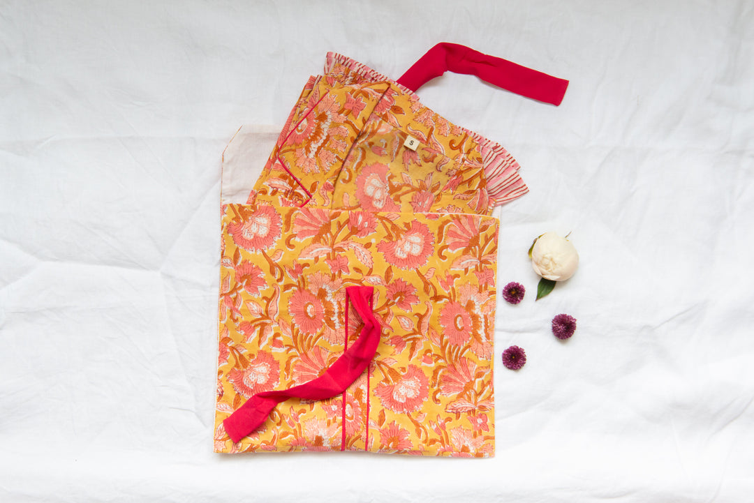 Coco Short Pj's - Yellow Sunflowers