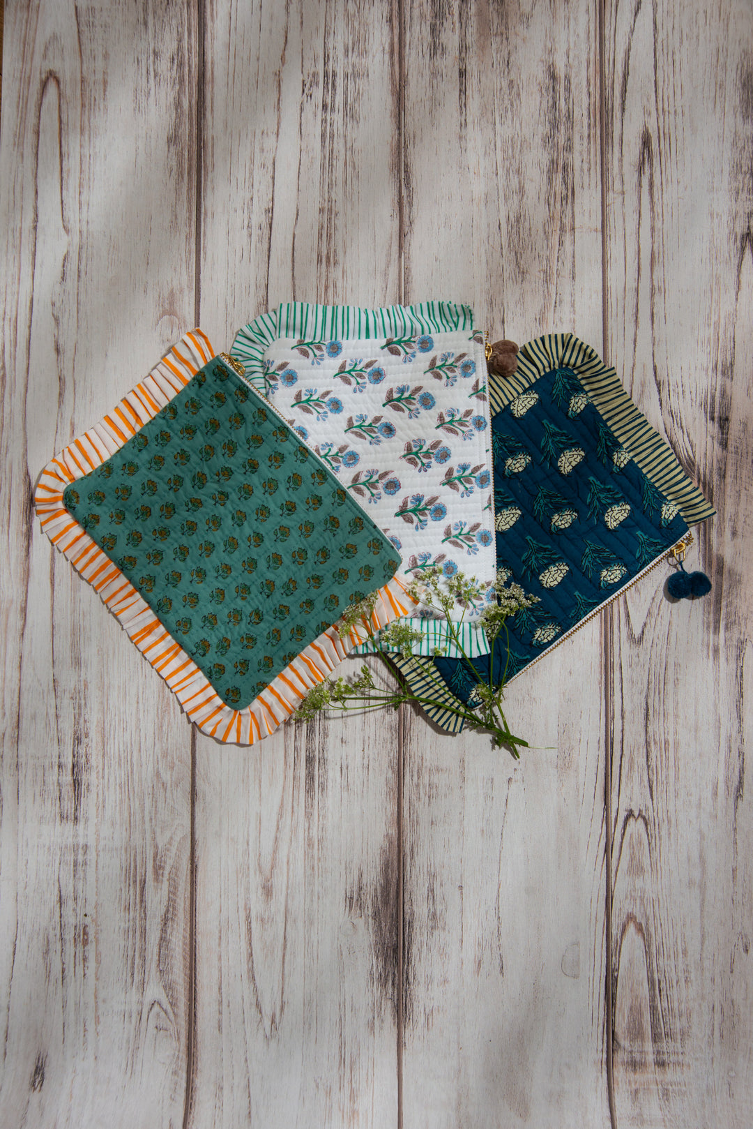 Millie Pouch in Summer Flower