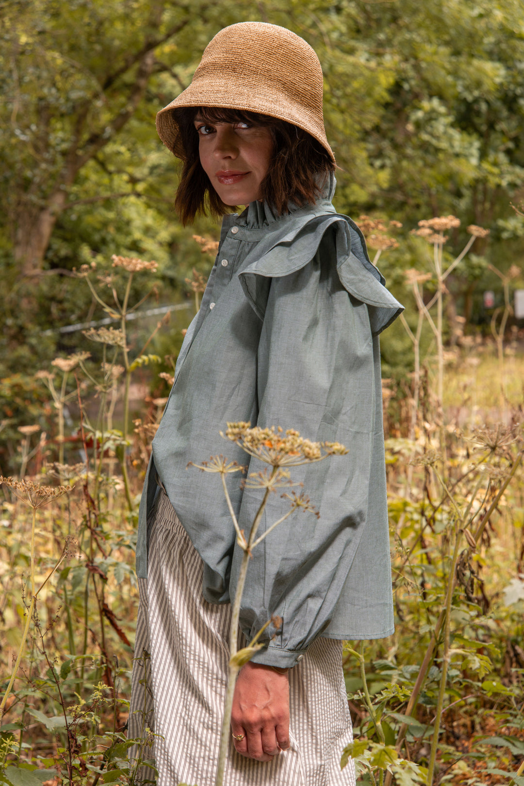 Willow Blouse in Green