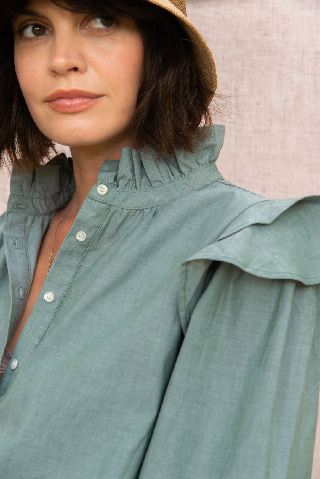 Willow Blouse in Green