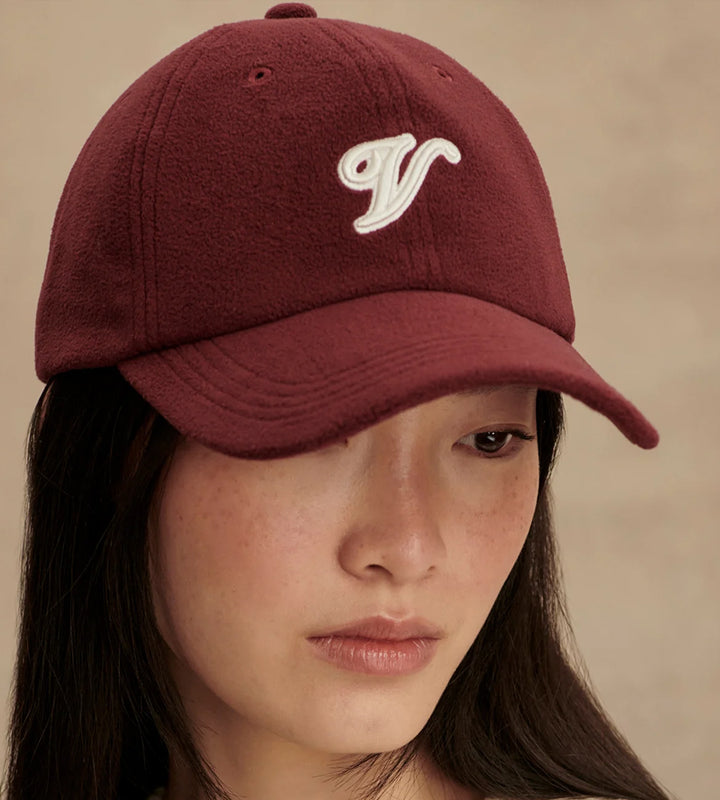 Rania Fleece Cap - New Maroon