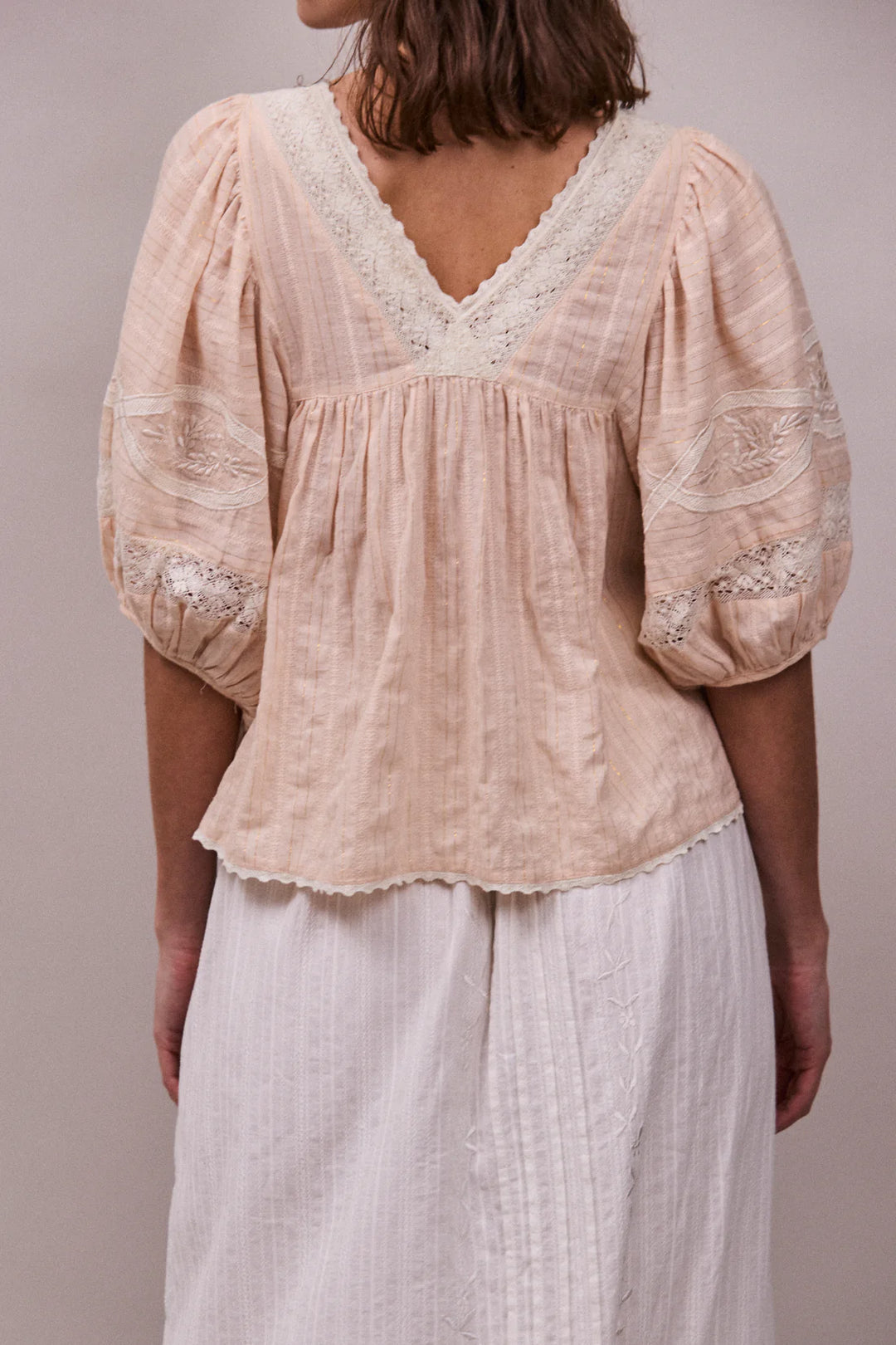 Sima Blouse - Natural Blush
