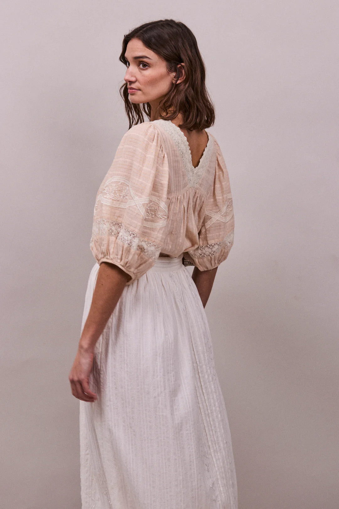 Sima Blouse - Natural Blush