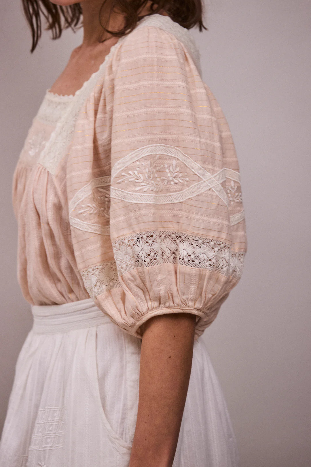 Sima Blouse - Natural Blush