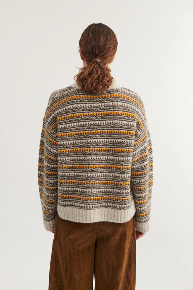 Sally High Neck - Light Grey Mel