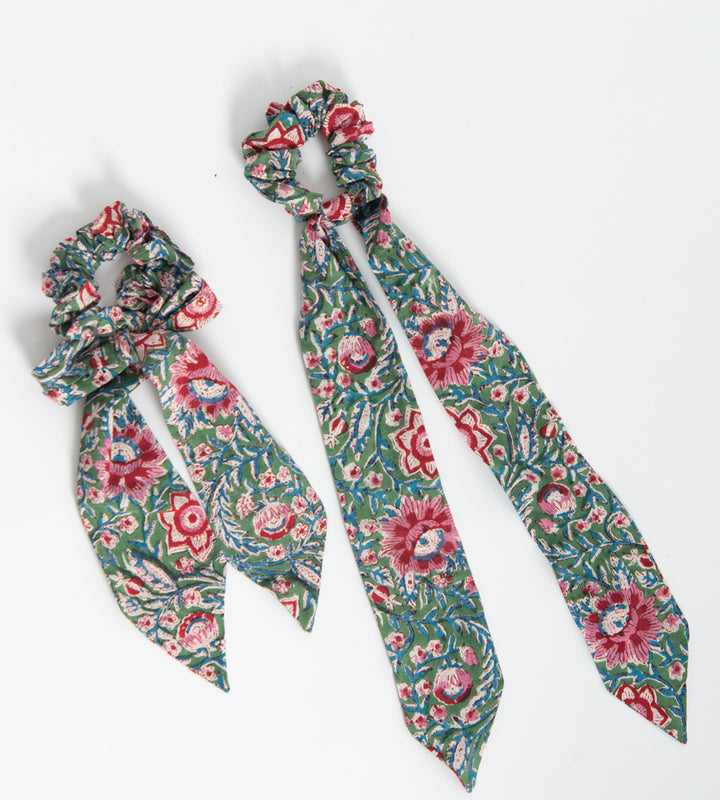 Kitty Scrunchie -Teal