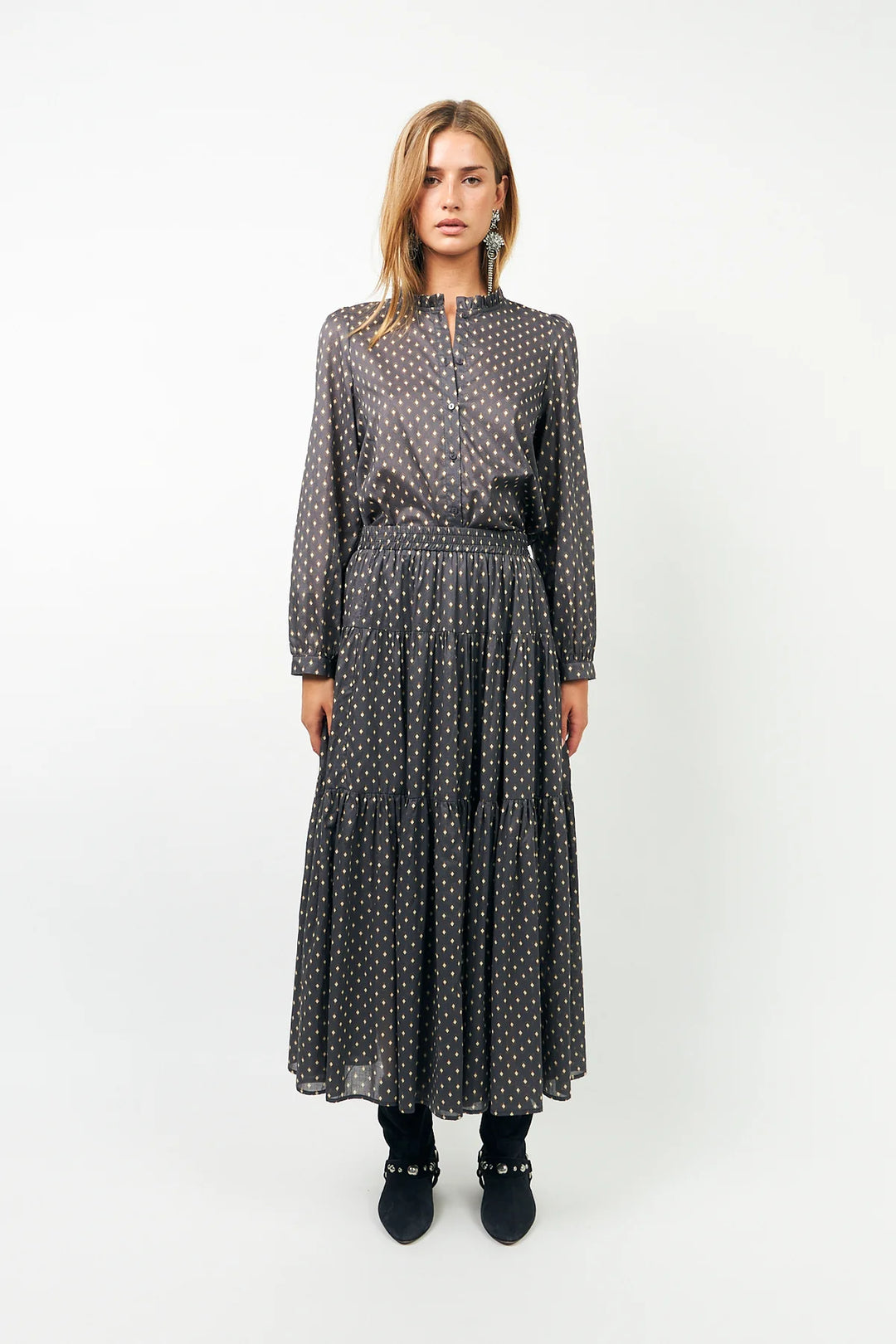 SunsetLL Maxi Skirt - Dark Blue