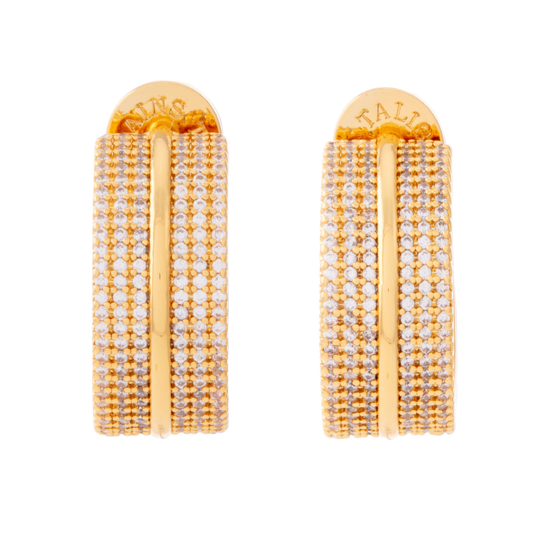 Flat Ridge Hoops - CZ