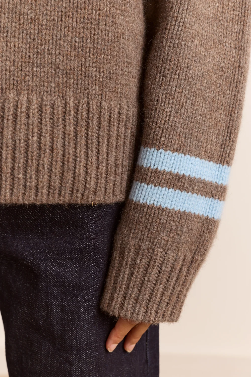 Tallulah Jumper - Mole/Blue