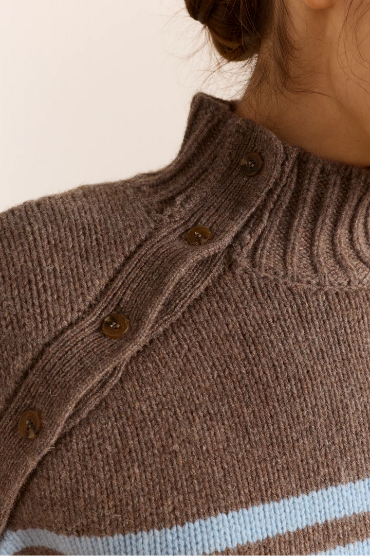 Tallulah Jumper - Mole/Blue
