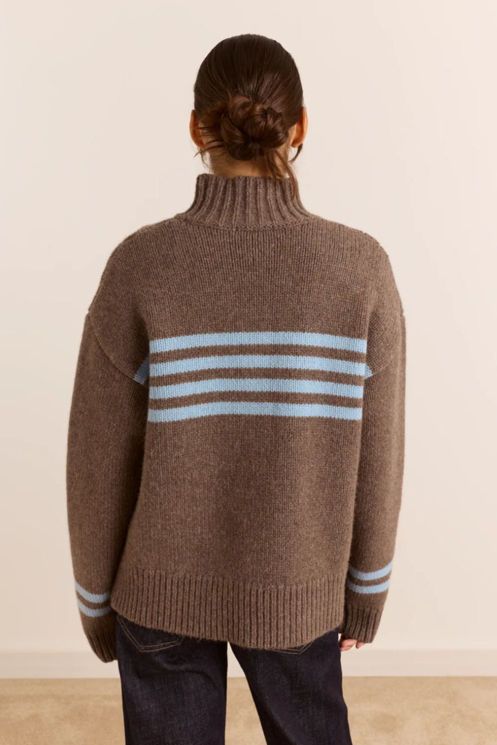 Tallulah Jumper - Mole/Blue