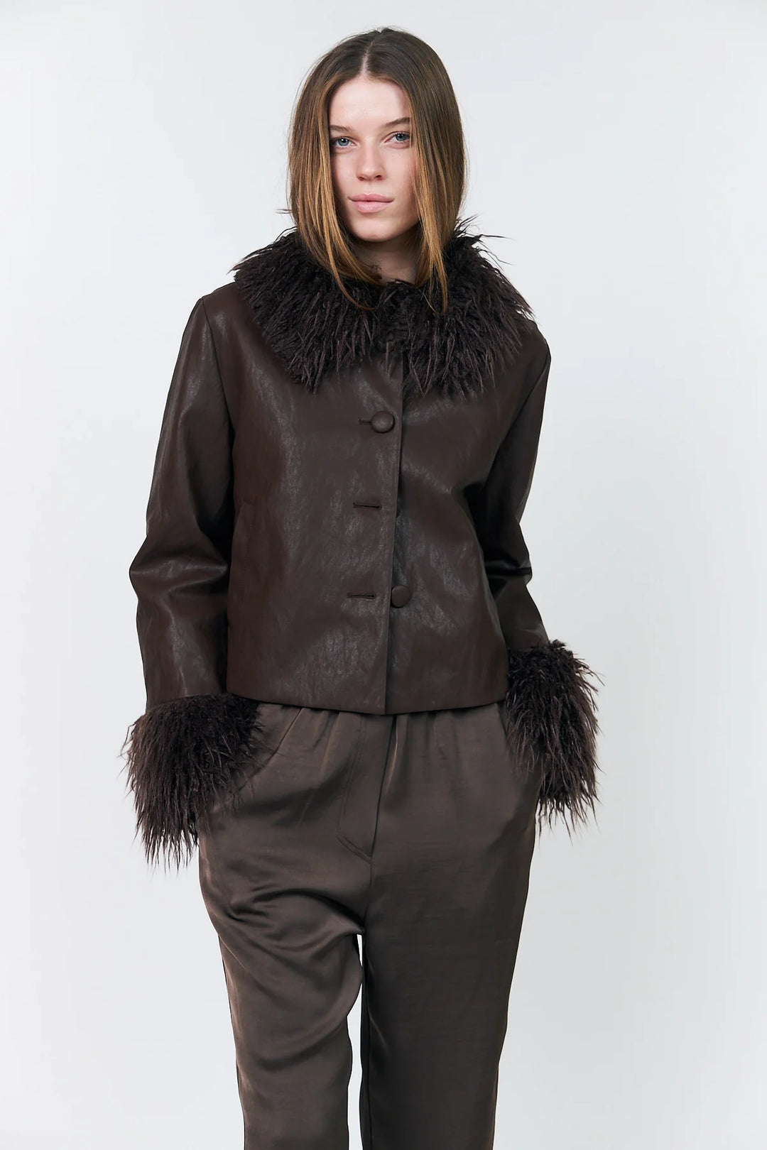 TracyLL Jacket - Brown