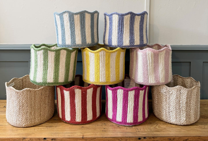 Tulip Basket - Light Blue