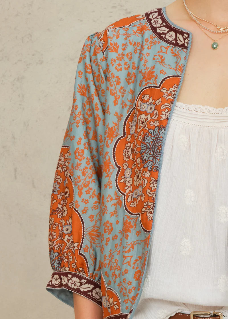 Ursa Jacket - Blue/Rust