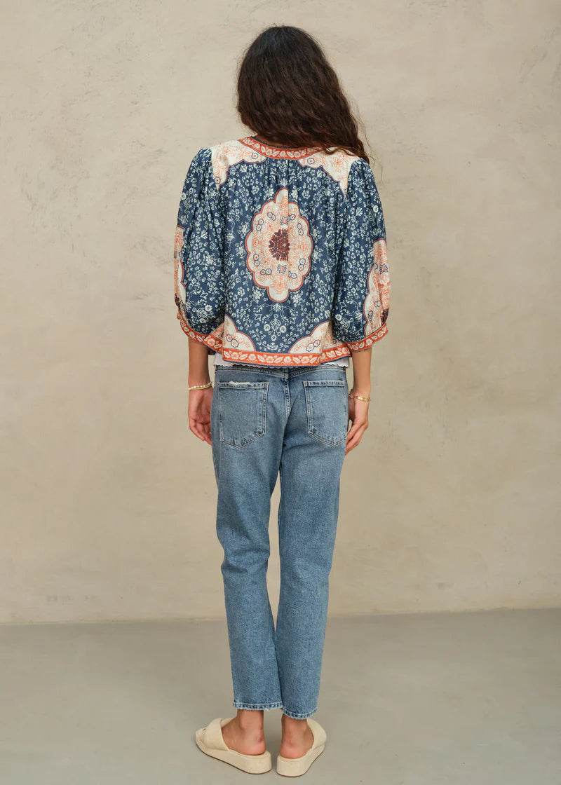 Ursa Jacket - Indigo/Ecru
