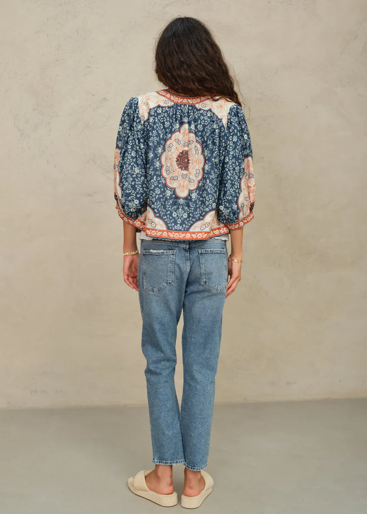Ursa Jacket - Indigo/Ecru