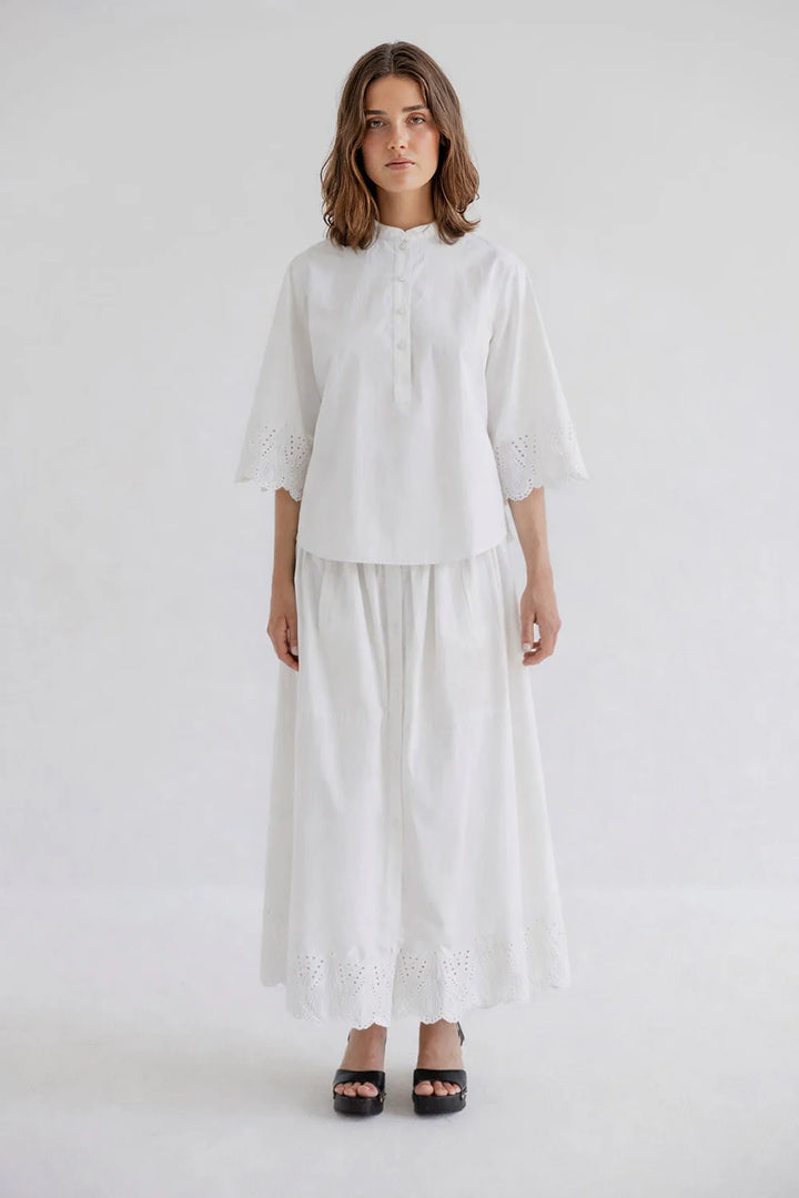 Hella Skirt in White