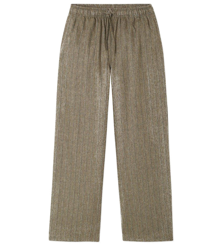 Dirow Trousers - Taupe Stripes