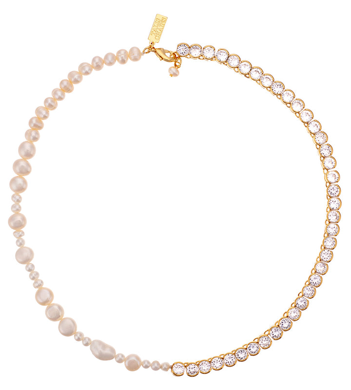 Pearl Necklace DUO - CZ
