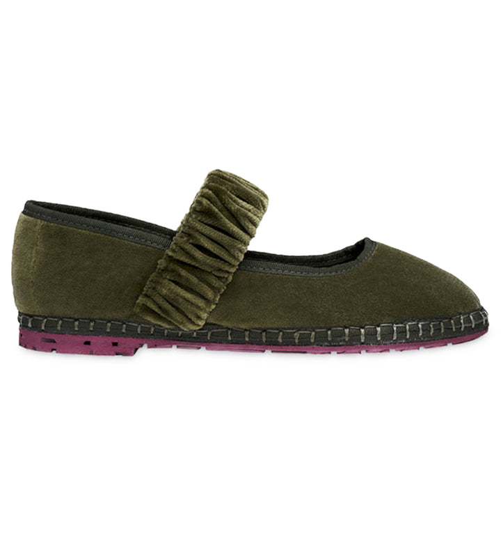 Mafalda Shoes Kaki velvet