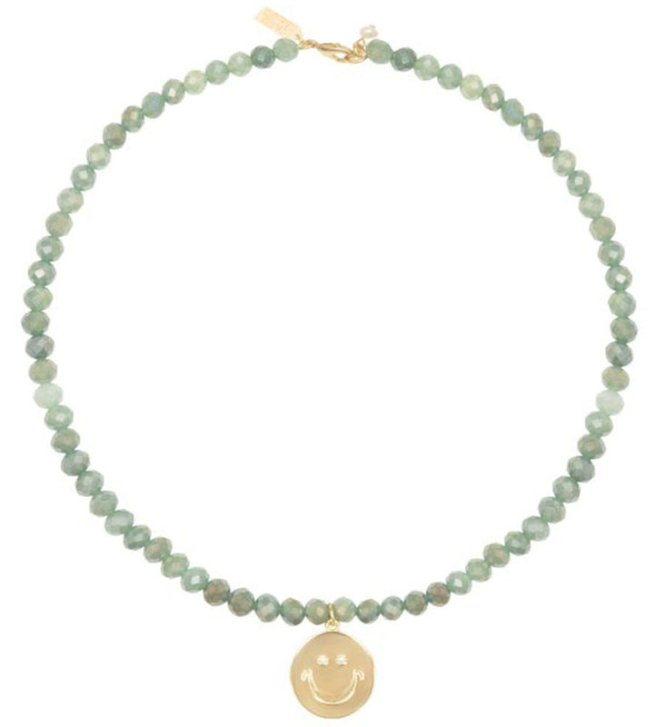 Have A Nice Day Necklace - Green