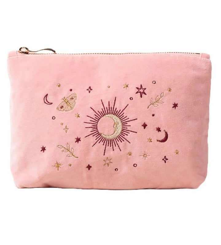 Boho Mysticism Mini Pouch - Pale Pink