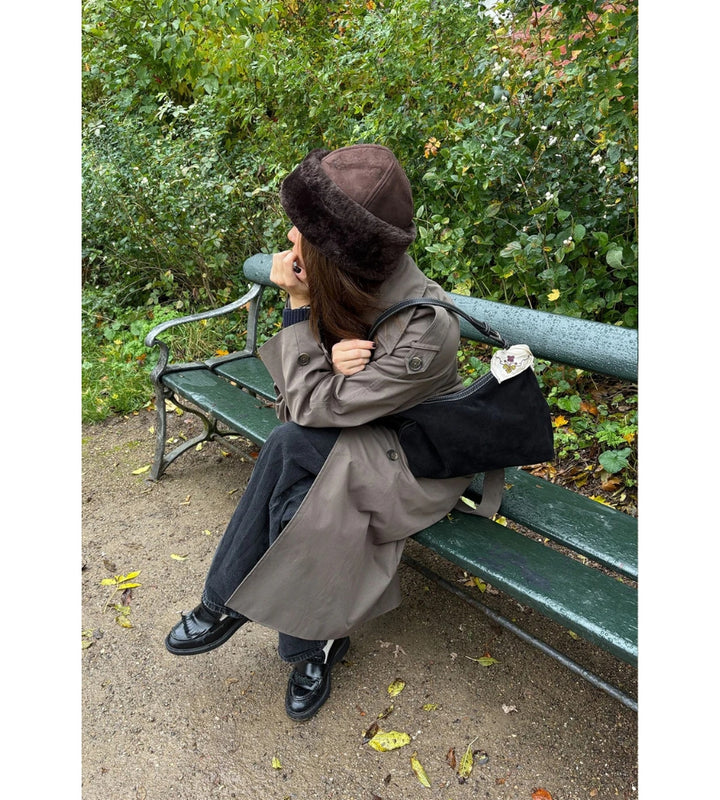 Dora Shearling Hat - Chocolate Torte