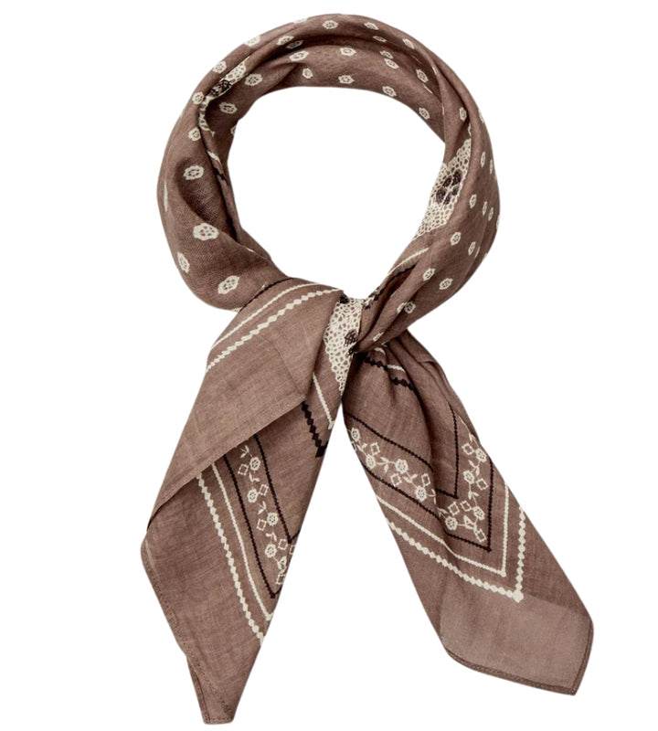 Lacia Cotta Scarf - Pine Bark