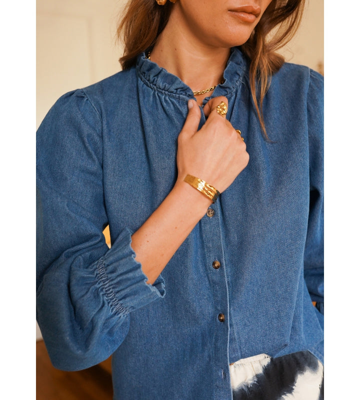 Layla Denim Blouse