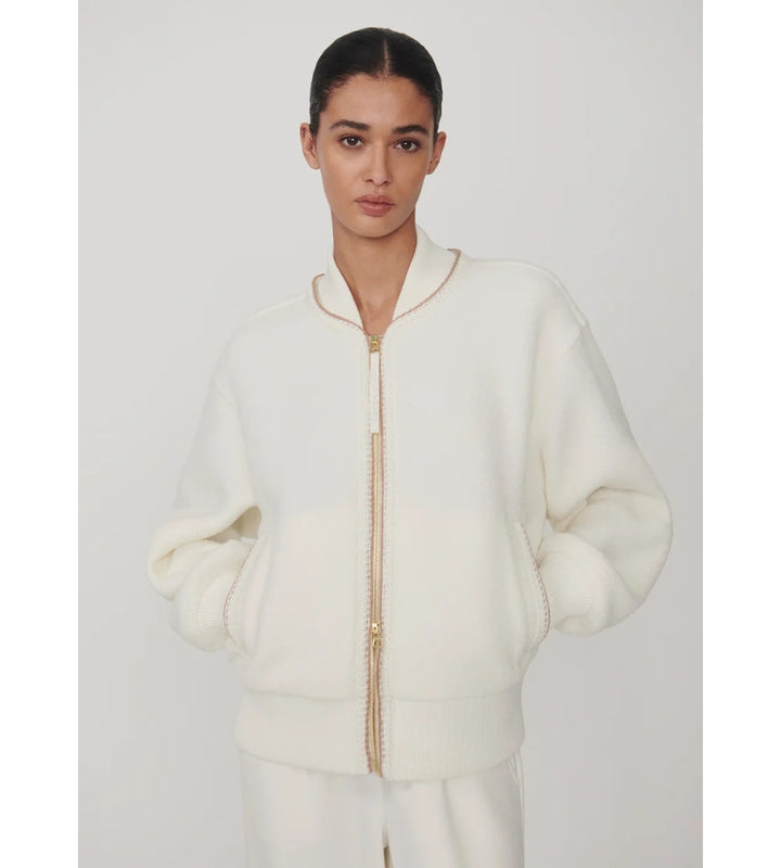 Klaudia Fleece Jacket - Egret