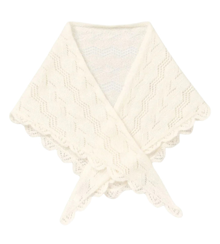 Opany Triangle Scarf - Birch White
