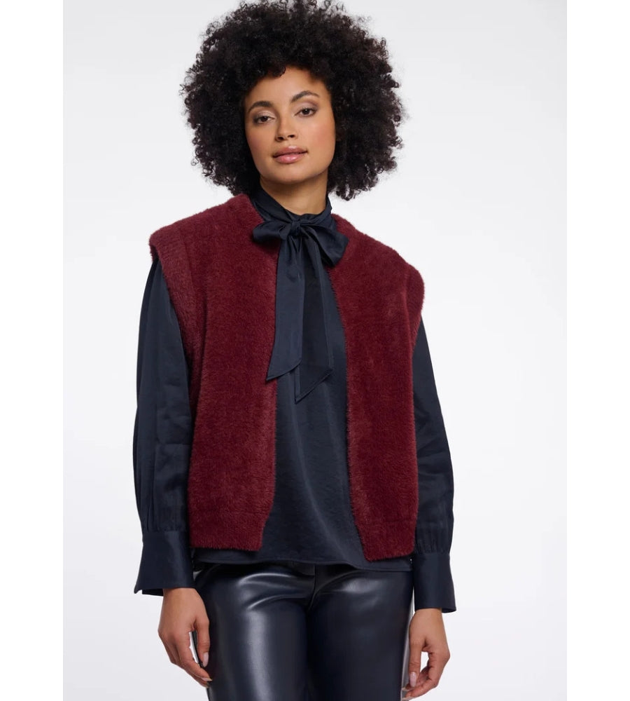 Elona Waistcoat - Sangria
