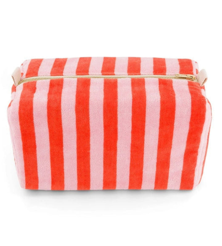 Vic Terry Toiletry Bag - Pink/Tomato