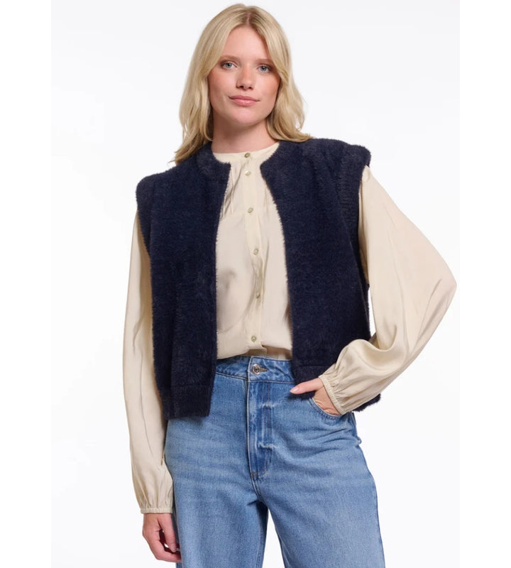 Elona Waistcoat - Dark Navy